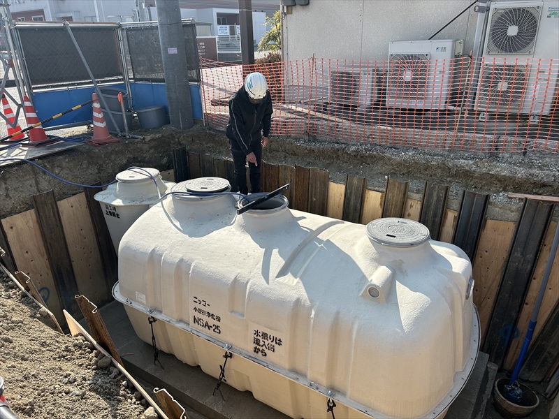 浄化槽設備⼠や浄化槽管理⼠など有資格者が在籍